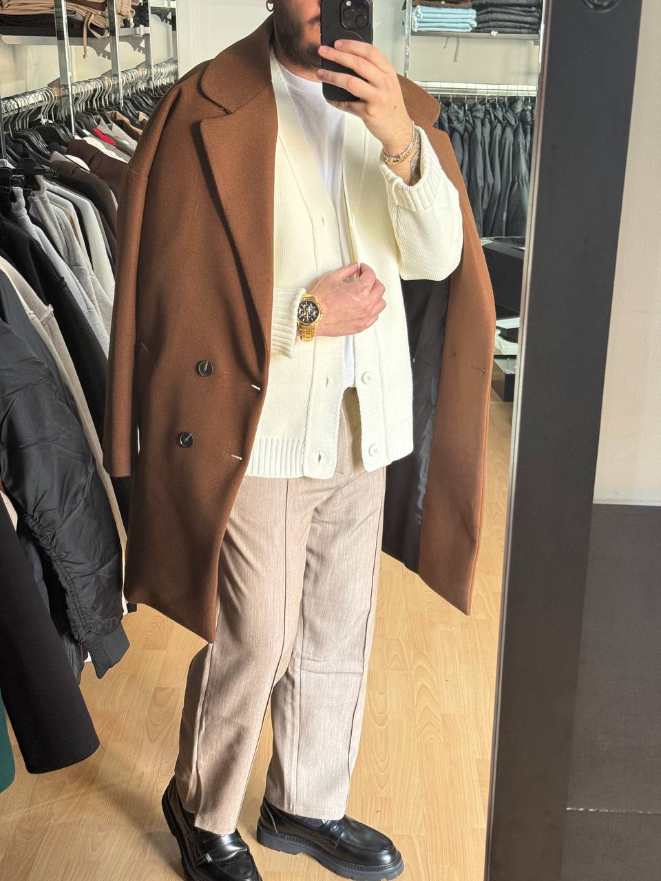 CAPPOTTO OVER MARRONE