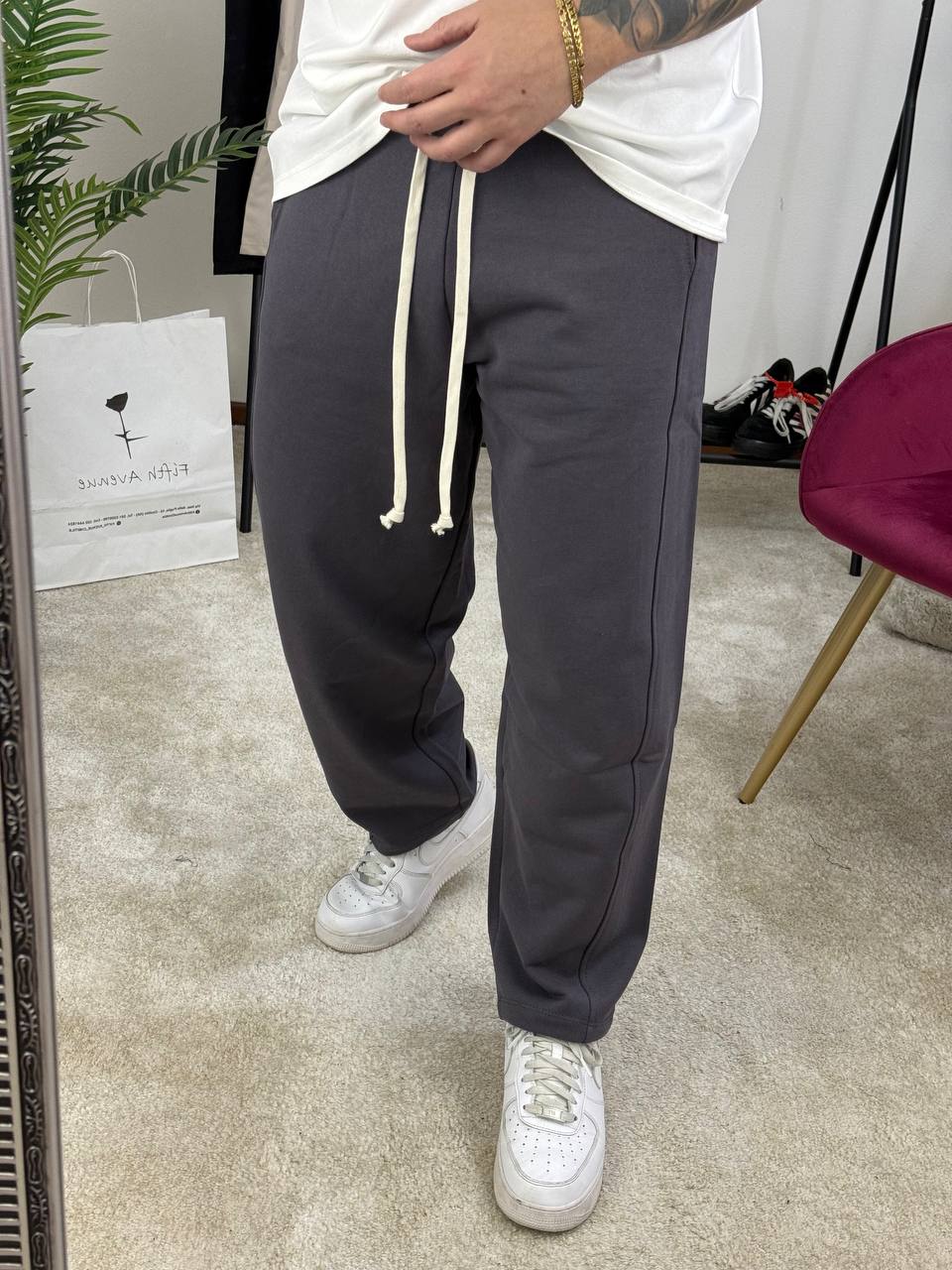 PANT. TUTA JAPAN FONDO LARGO PIOMBO