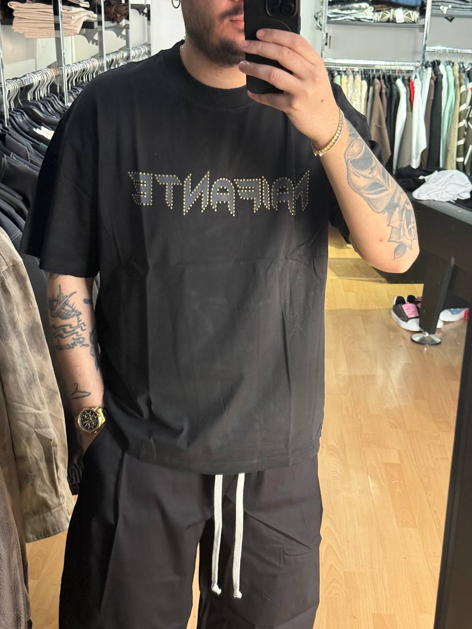 T-SHIRT MAIFANTE NERA