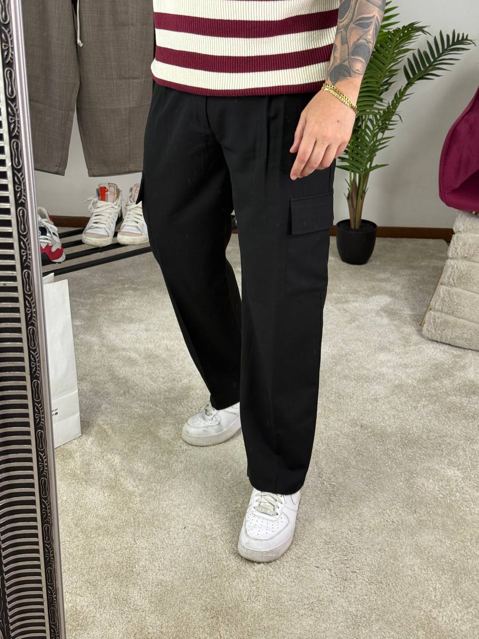 PANTALONE CLASSIC CARGO NERO