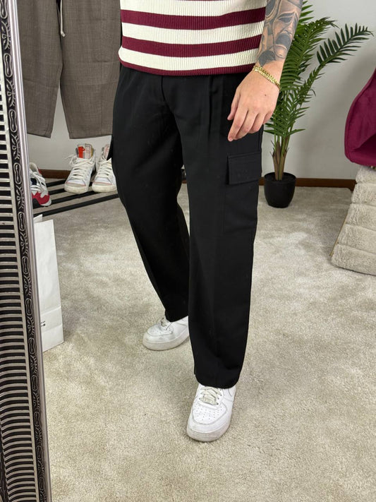 PANTALONE CLASSIC CARGO NERO