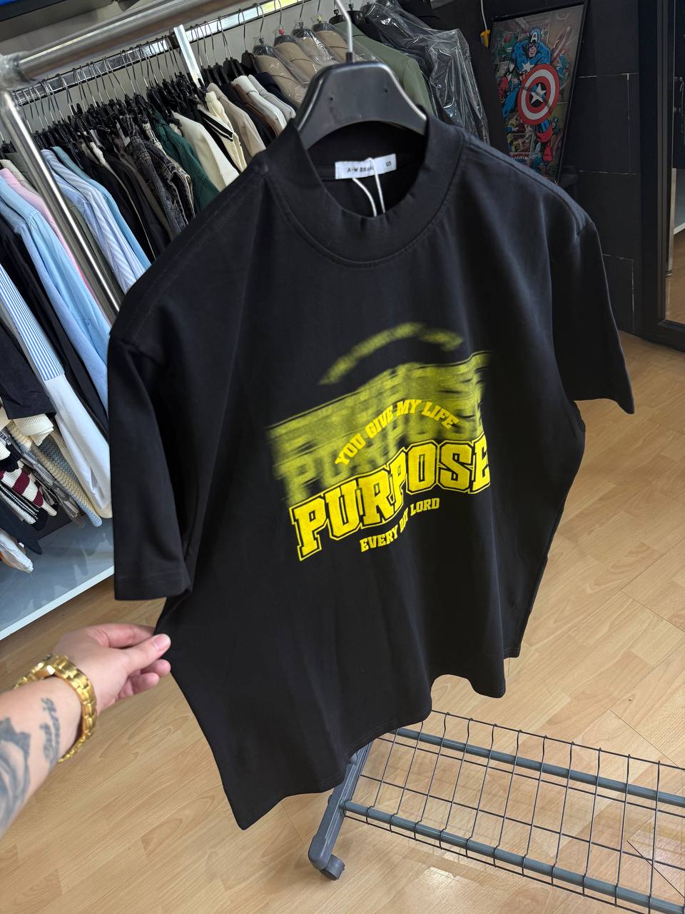 T-SHIRT PURPOSE NERA