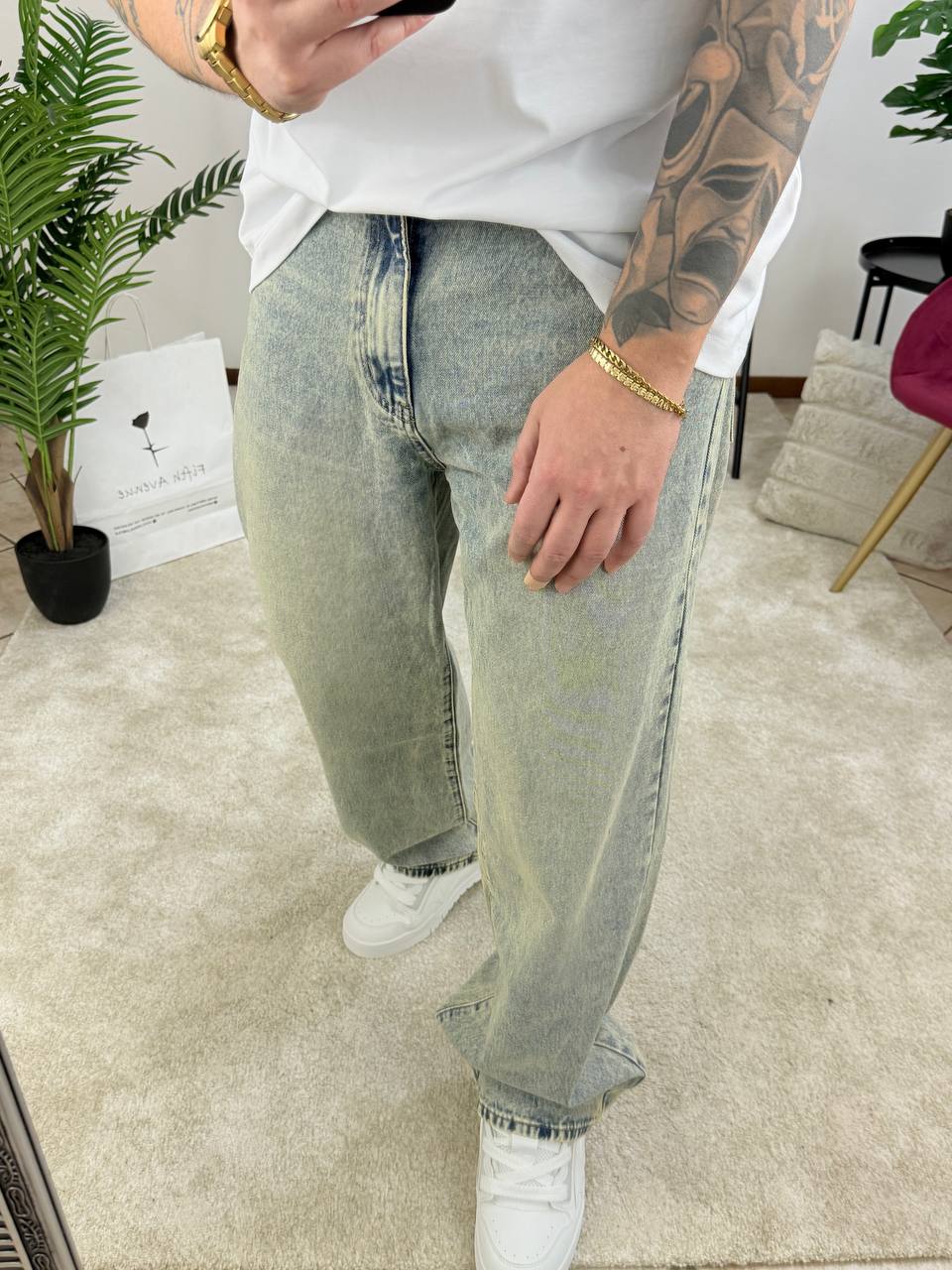 JEANS BAGGY SABBIATO