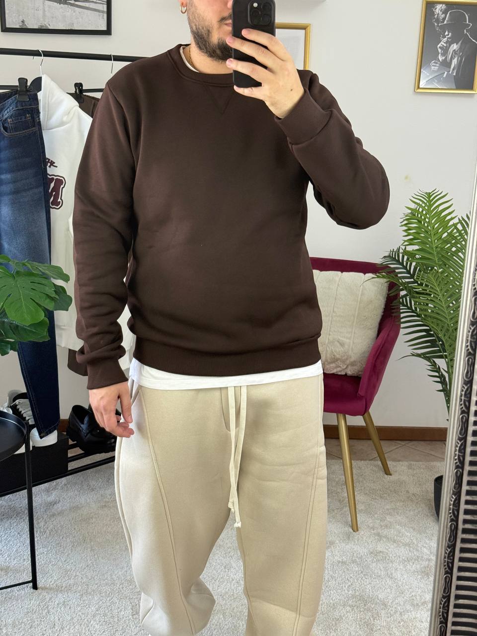 FELPA BASIC GIROCOLLO