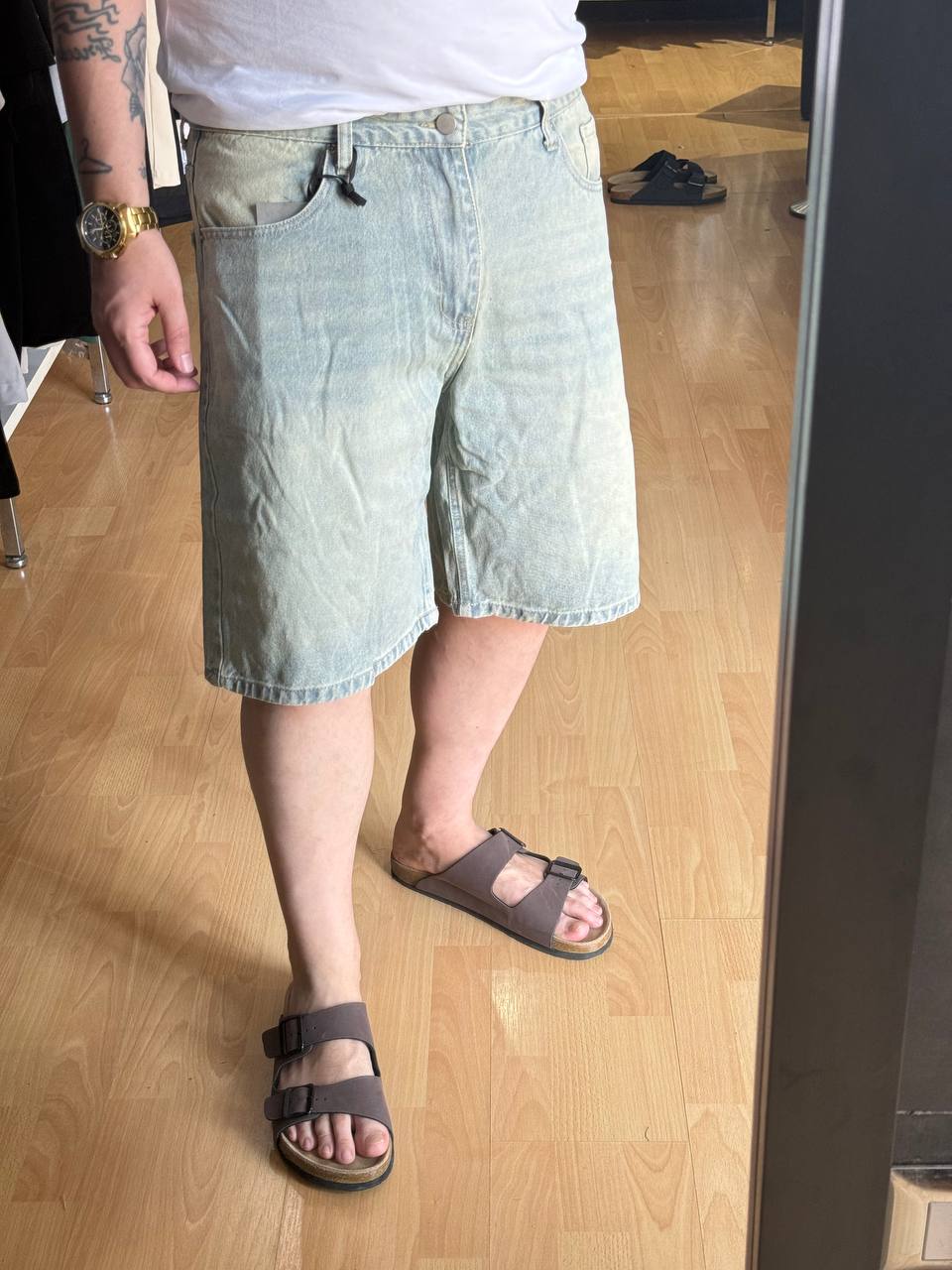 BERMUDA JEANS PIRATE SABBIATO