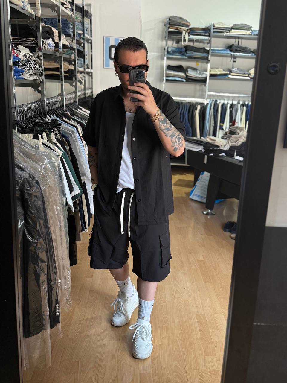 COORDINATO CARGO NERO