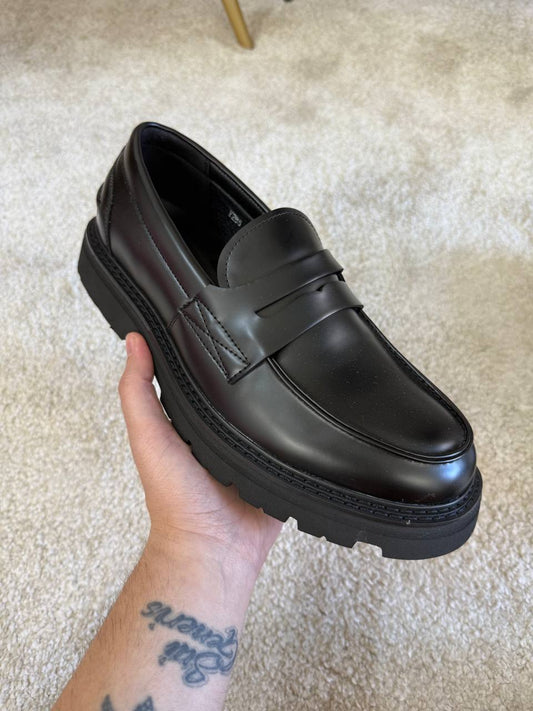MOCASSINO ECOPELLE NERO