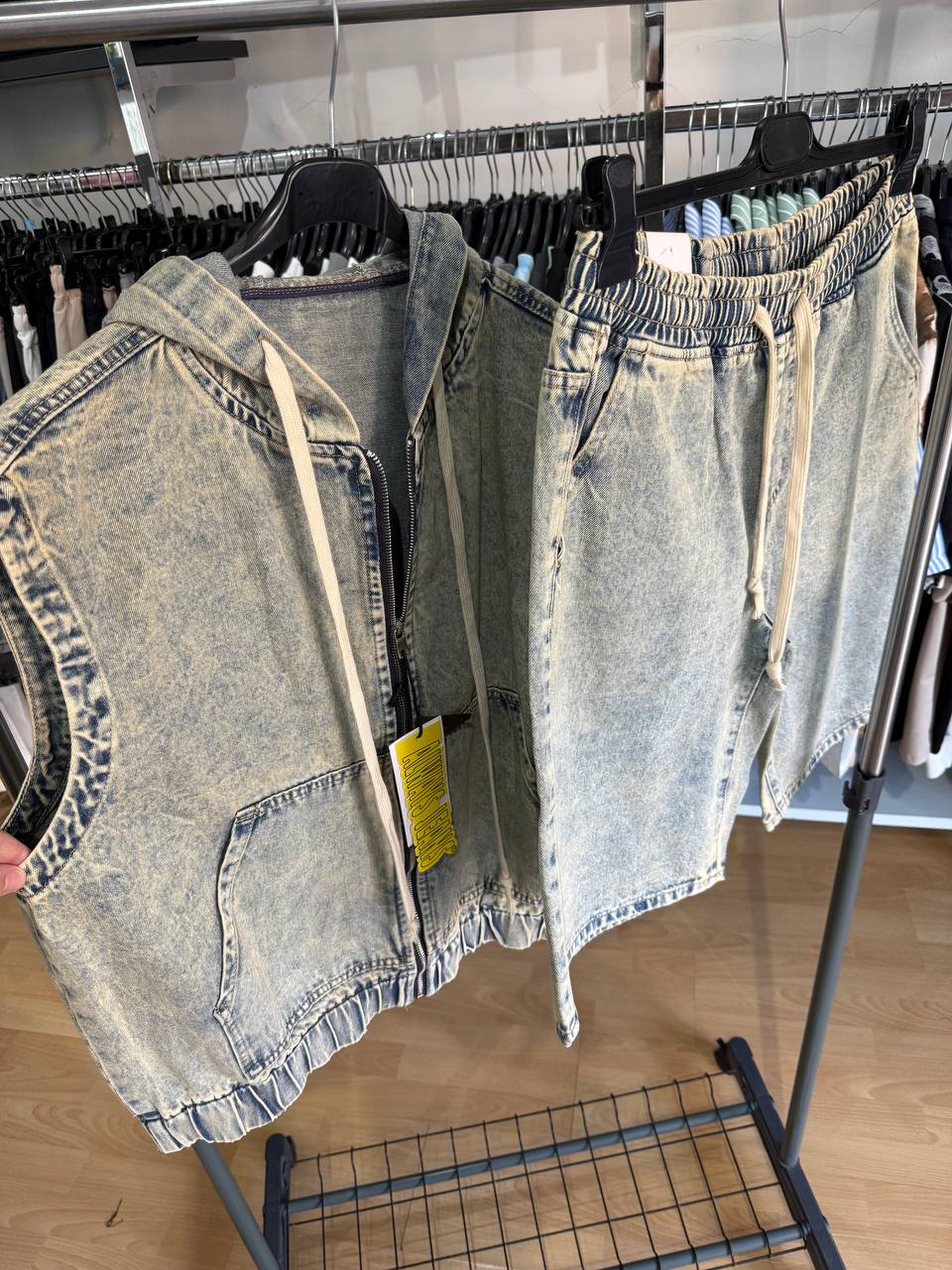 COORDINATO JEANS CAPPUCCIO PREMIUM