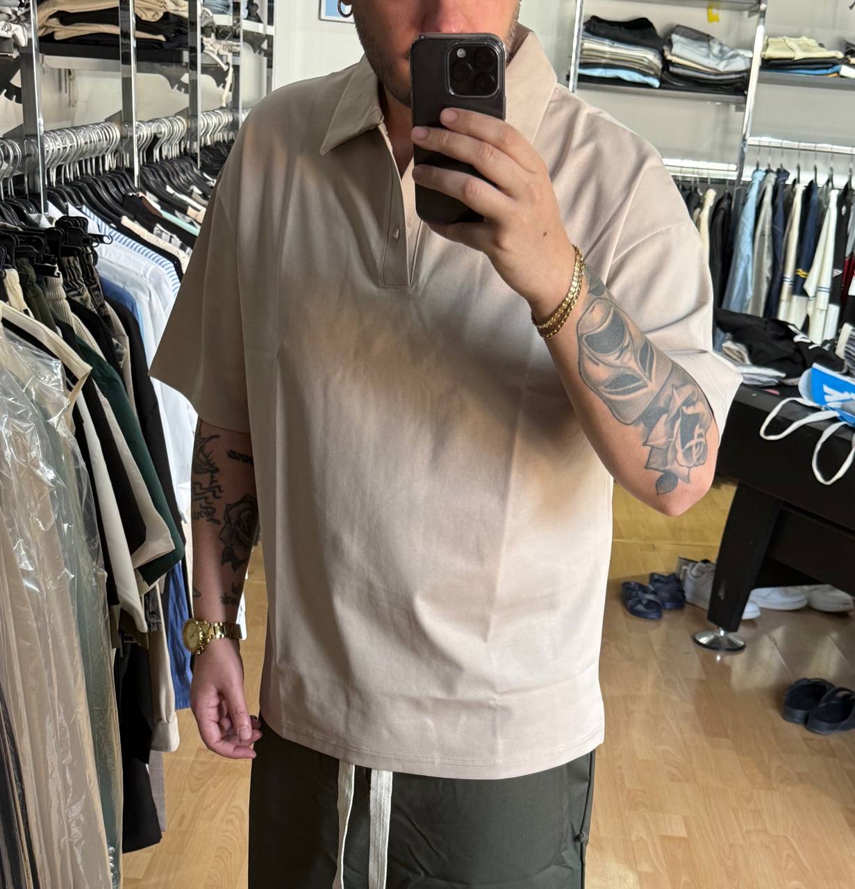 POLO P***A BEIGE