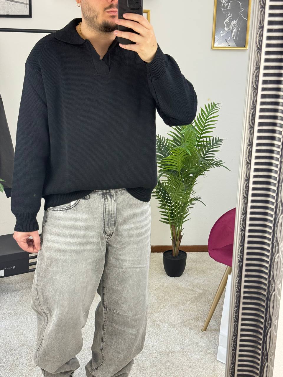 POLO SCOLLO NERA