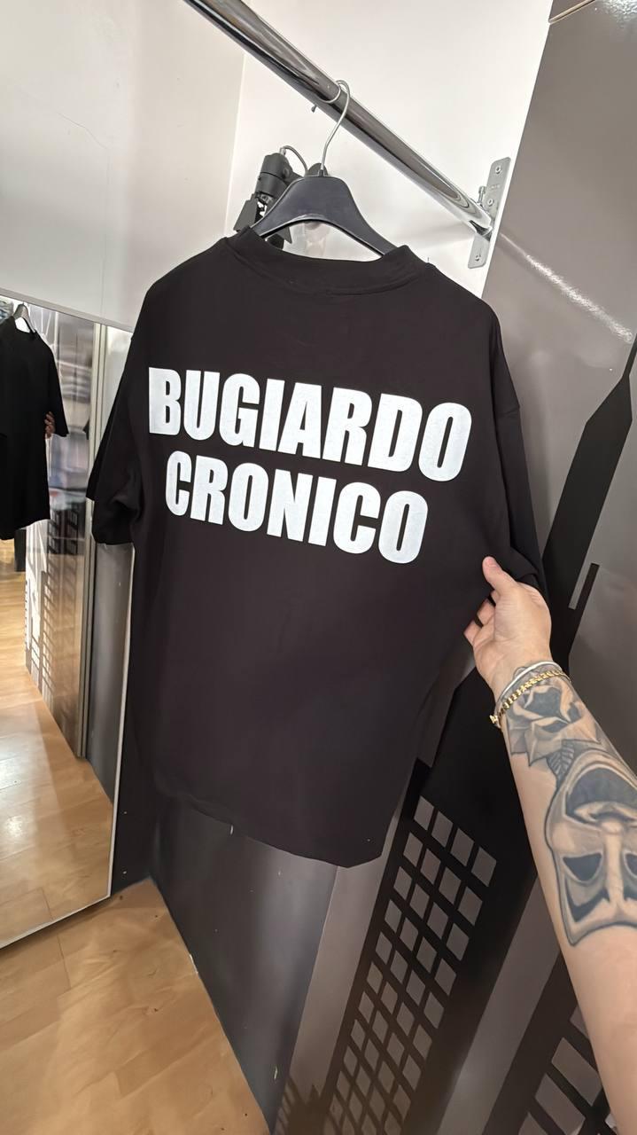 T-SHIRT BUGIARDO CRONICO NERA