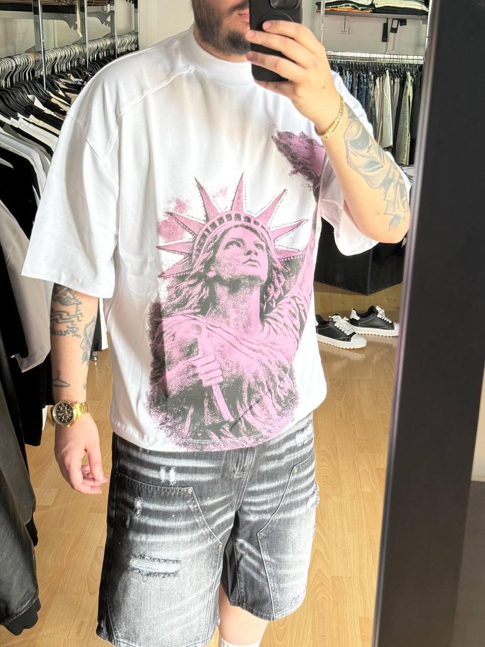 T-SHIRT STATUA NEW BIANCA