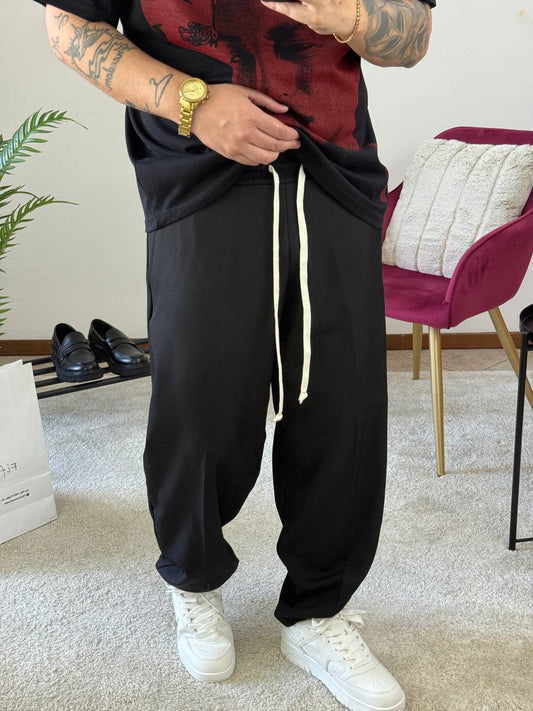PANT.FONDO LARGO FAST NERO