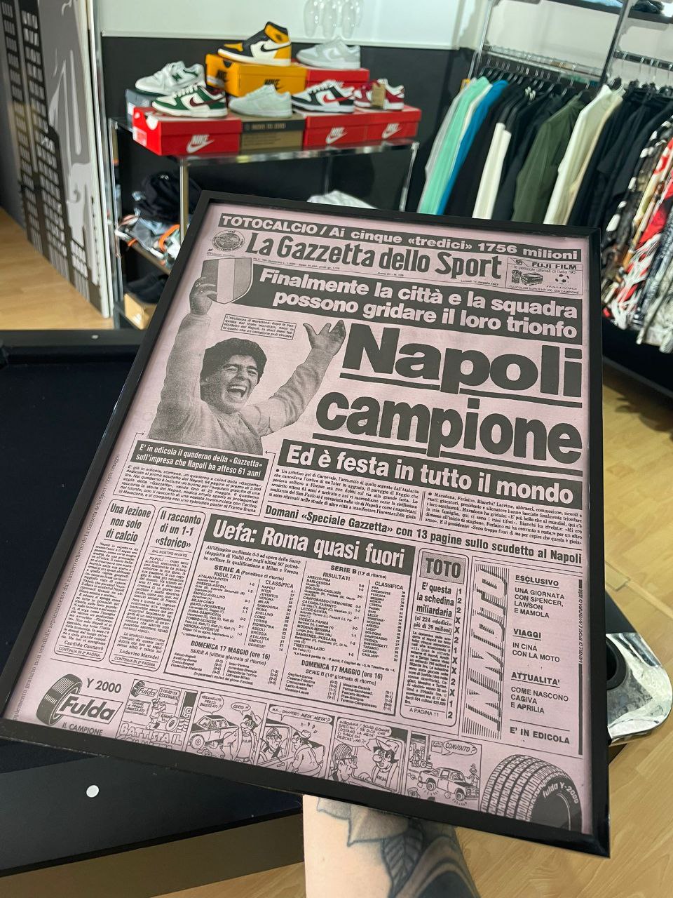 NAPOLI CAMPIONE SCUDETTO 87
