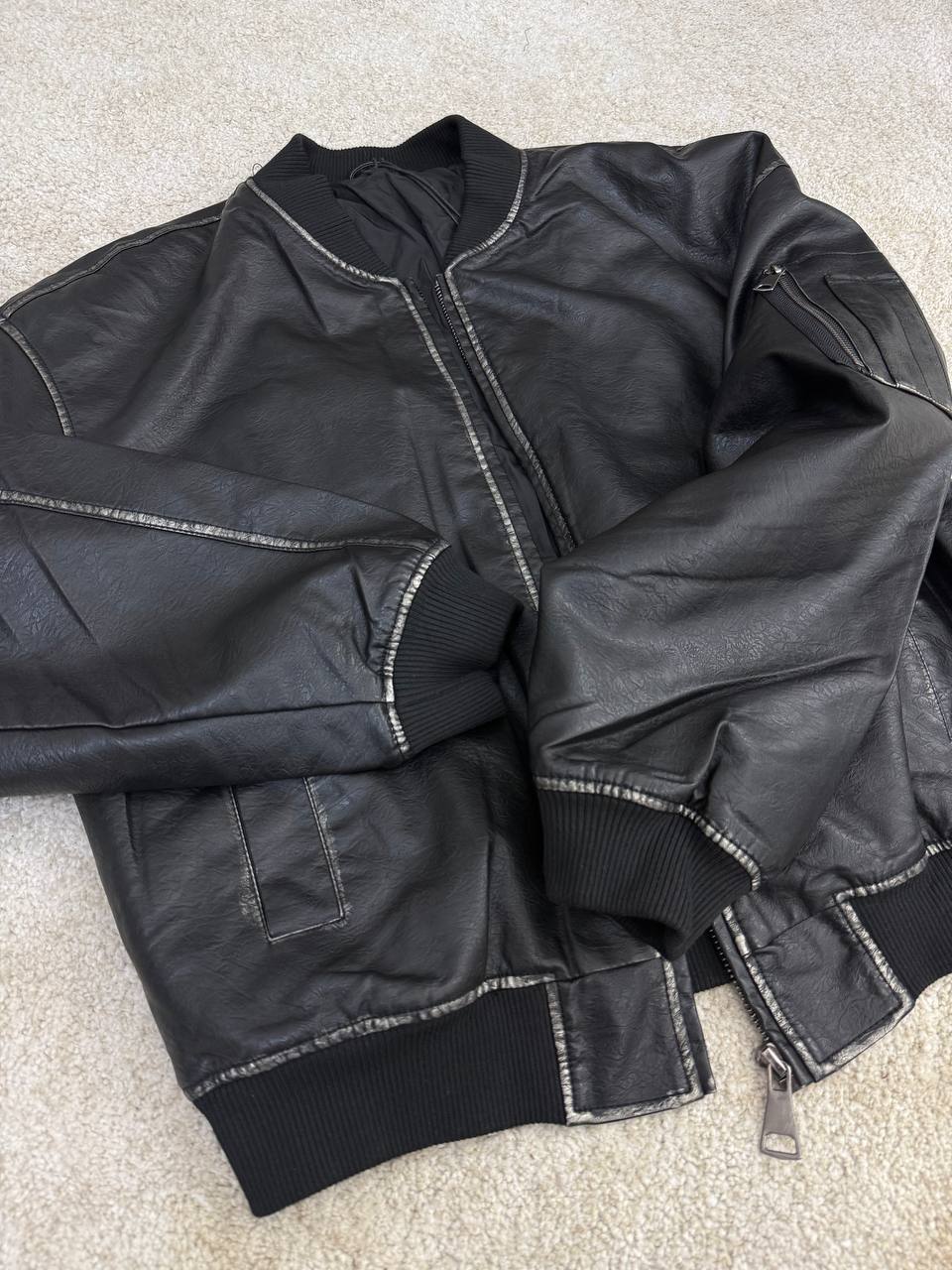 BOMBERINO ALPHA ECO PELLE NERO