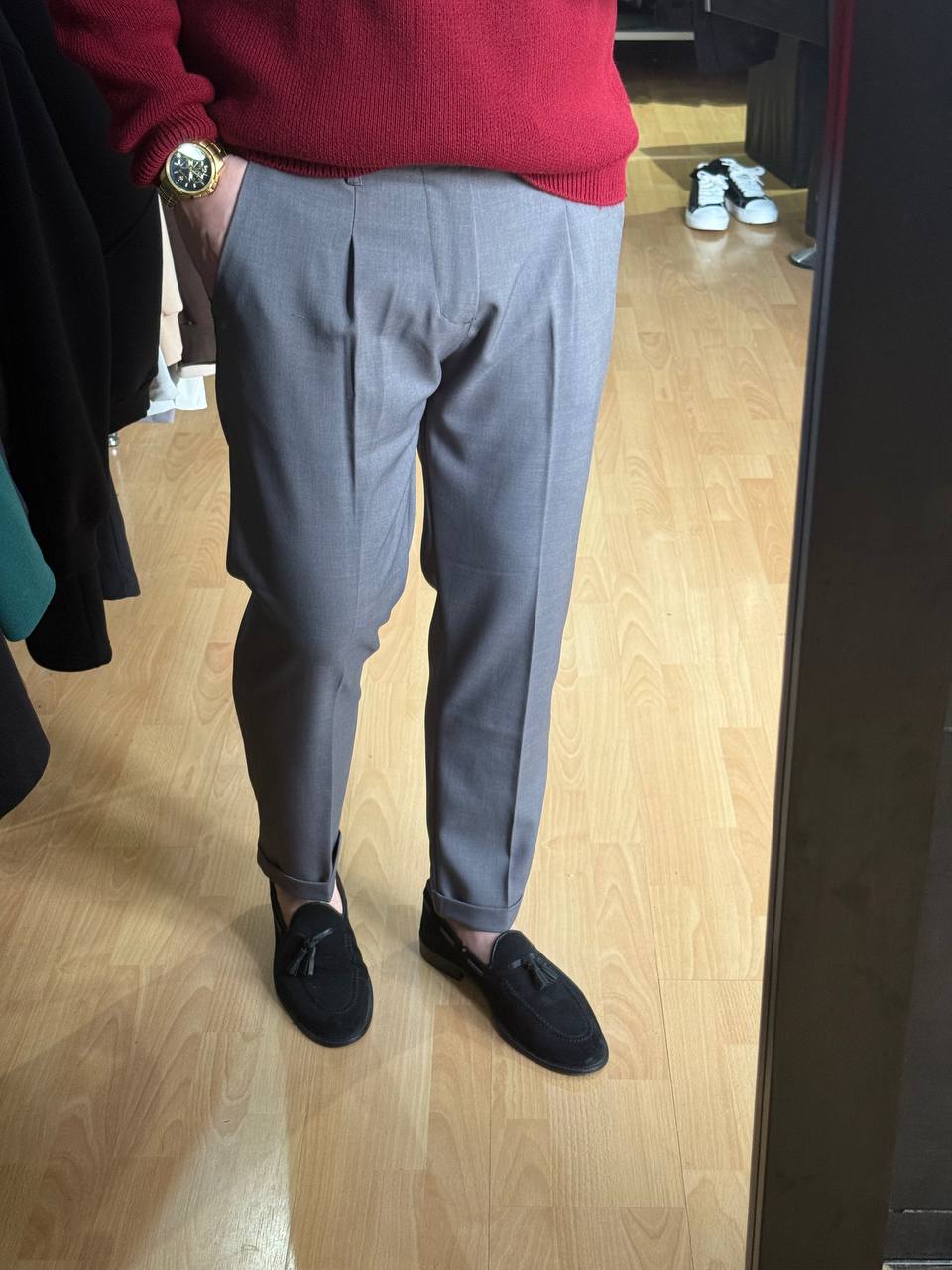 PANTALONE CLASSICO GRIGIO
