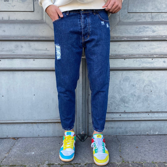 Jeans FTLB Strappi Scuro