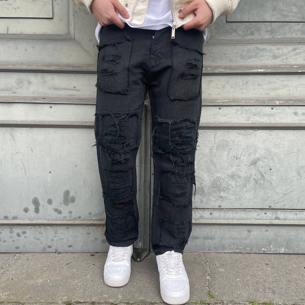 JEANS BAGGY NERO