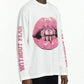 T-SHIRT LUNGA BOCCA BIANCA
