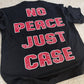 T-SHIRT NO PEACE NERA
