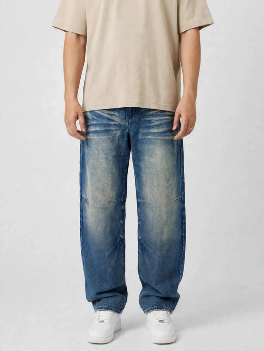 JEANS BALLOON SFUMATO INTERMEDIO