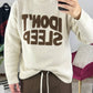 MAGLIONE GIROCOLLO SLEEP BEIGE
