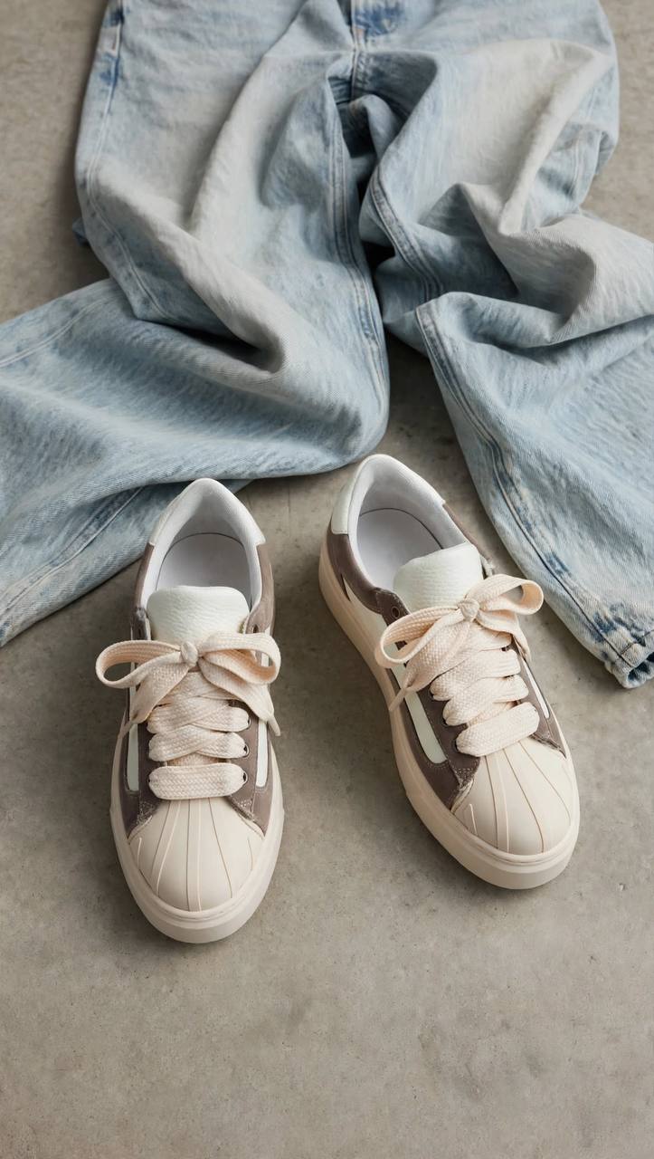 SNEAKERS GRAVITY CAMOSCIO AVORIO