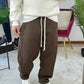 PANTALONE TUTA FONDO LARGO MARRONE