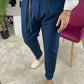 PANTALONE CLASSICO PIEGA BLU