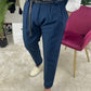 PANTALONE CLASSICO PIEGA BLU