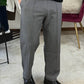 PANTALONE FONDO LARGO LINEA GRIGIO CHIARO