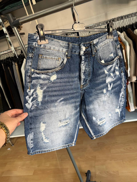 BERMUDA JEANS PITTURA NEW