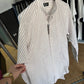 CAMICIA LINO COREANA BIANCA E BEIGE
