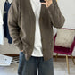 CARDIGAN ROTTURE MARRONE