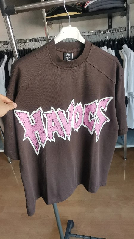 T-SHIRT HAVOCS MARRONE