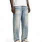JEANS FONDO LARGO LEOX CHIARO SABBIATO