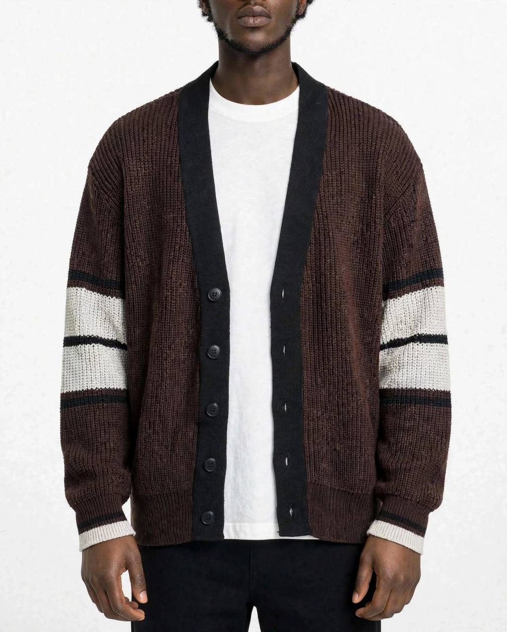 CARDIGAN ACY MARRONE