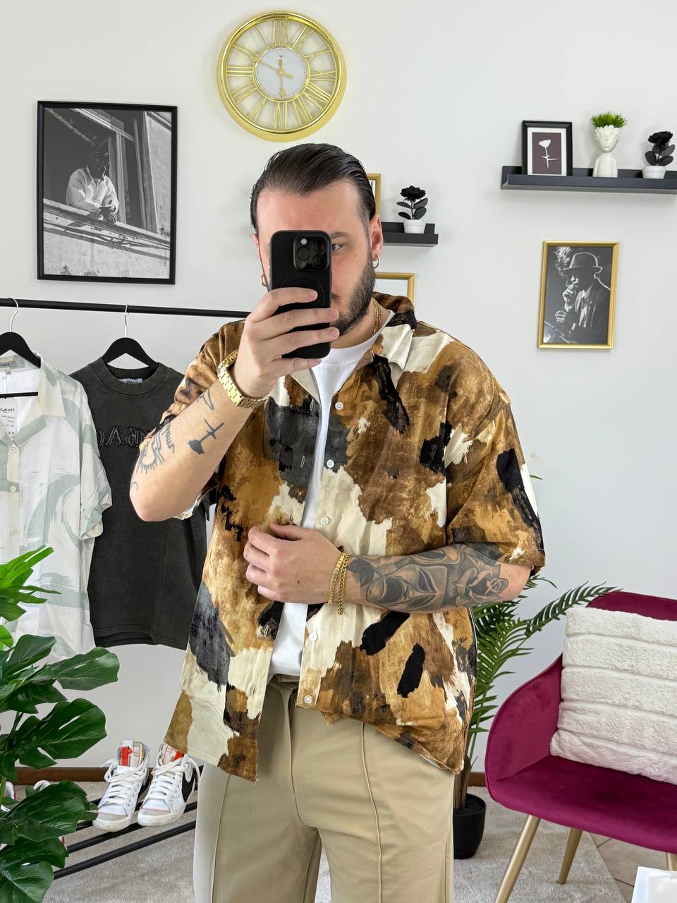 CAMICIA FANTASY BEIGE