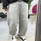 JEANS BALLOON SFUMATO GRIGIO CHIARO