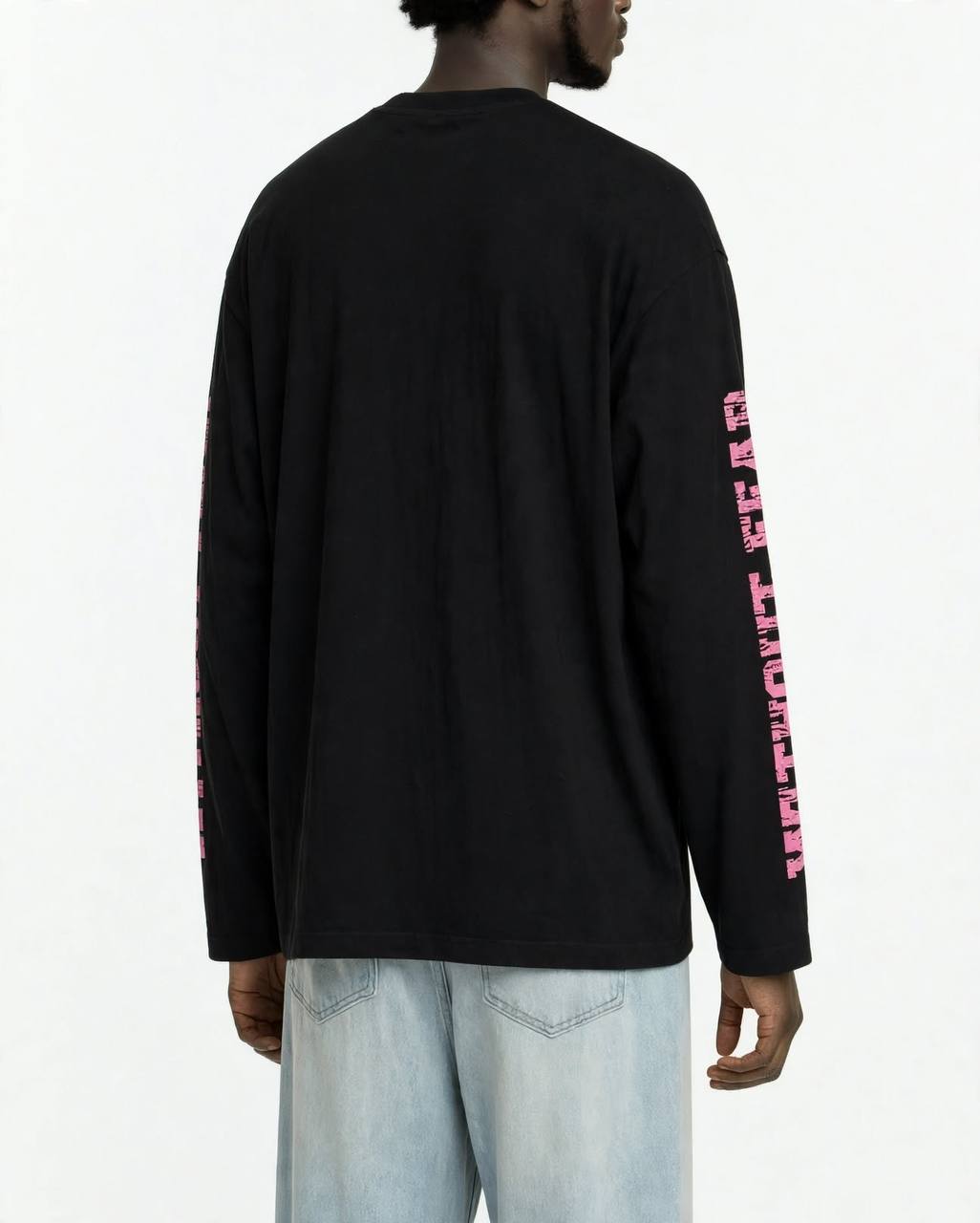T-SHIRT LUNGA BOCCA NERA