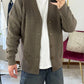 CARDIGAN ROTTURE MARRONE