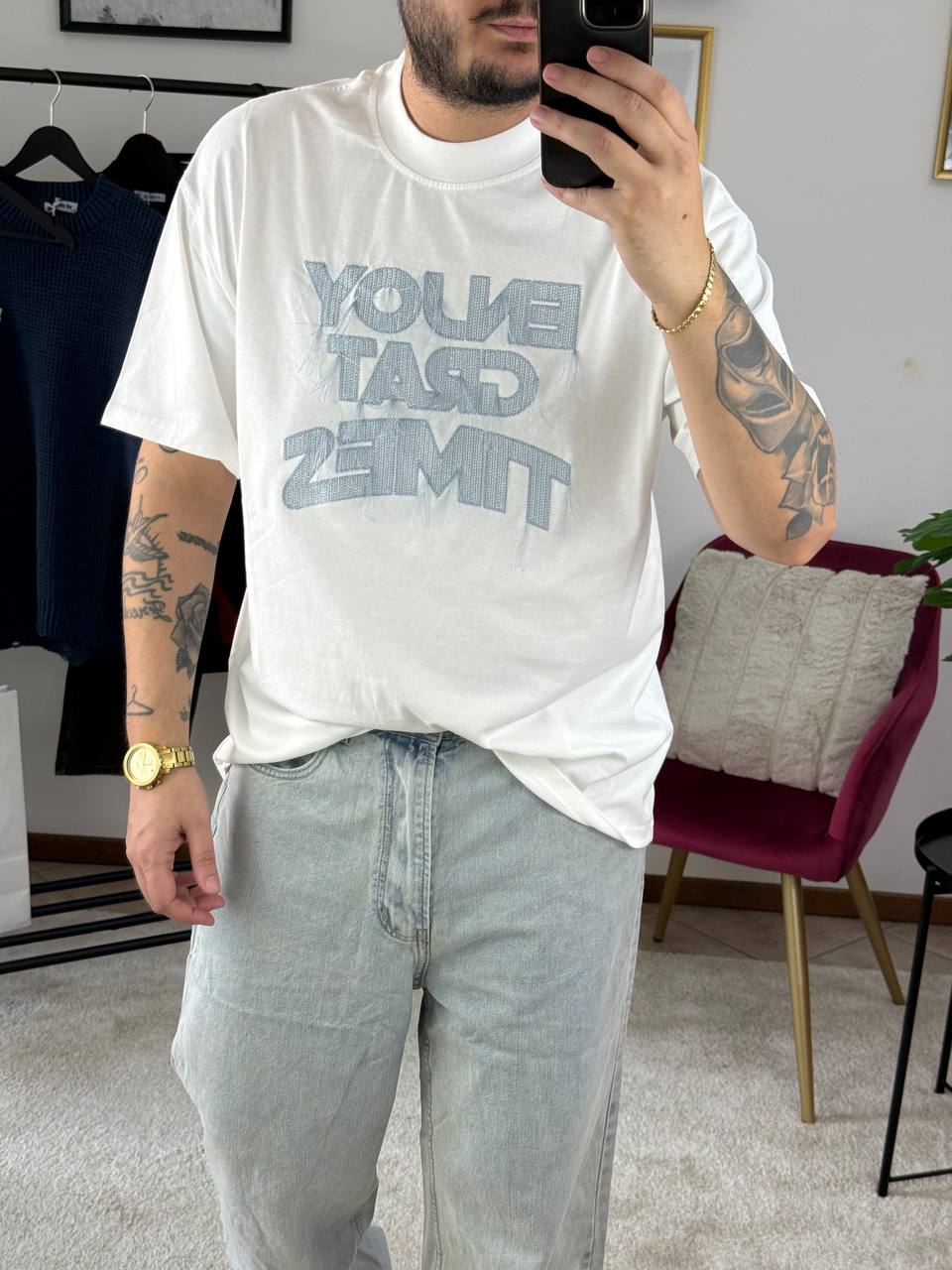 T-SHIRT ENJOY BIANCA