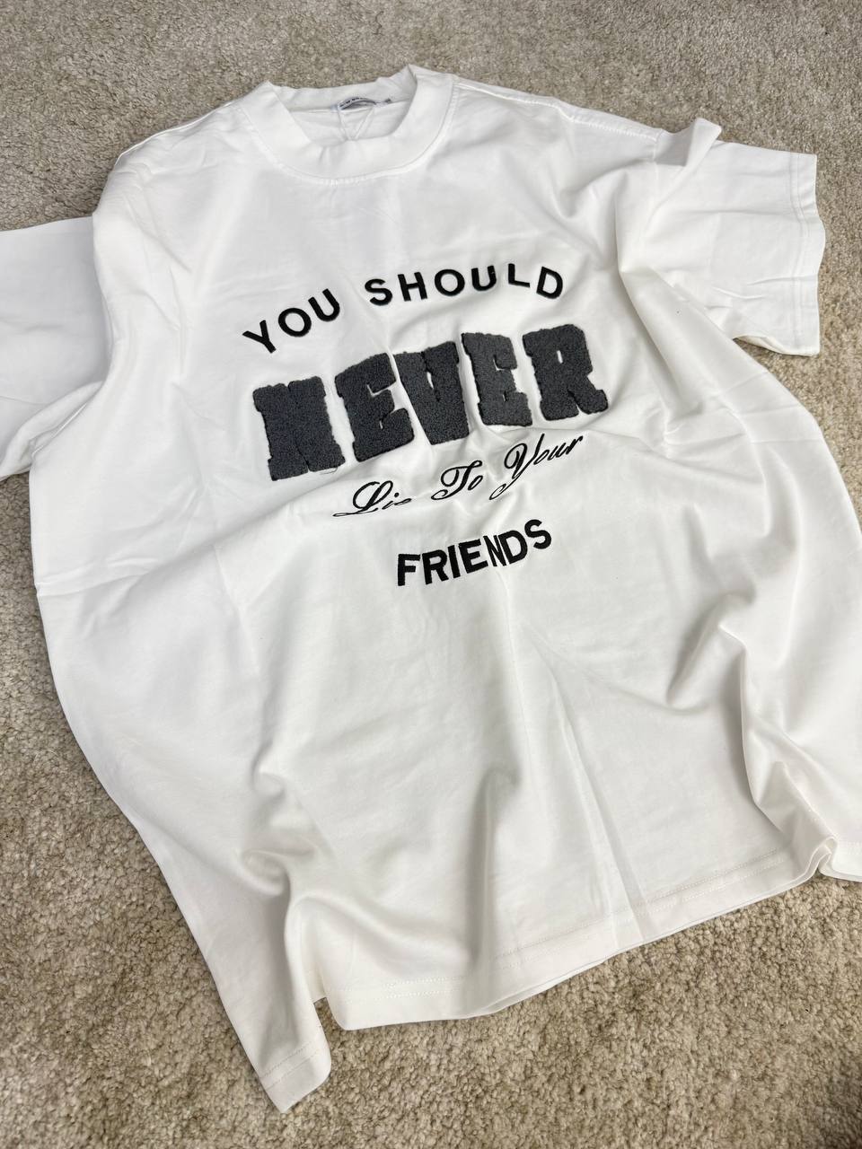 T-SHIRT NEVER BIANCA