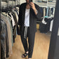 COORDINATO KIMONO NERO