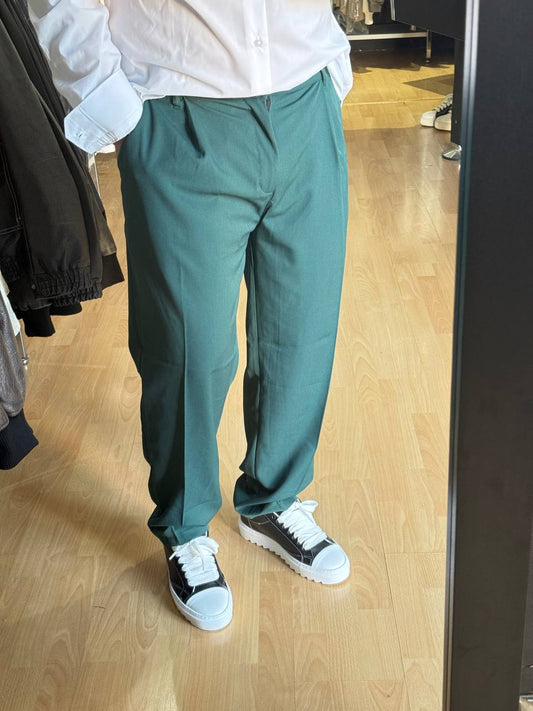 PANTALONE FONDO LARGO IMB10 VERDE
