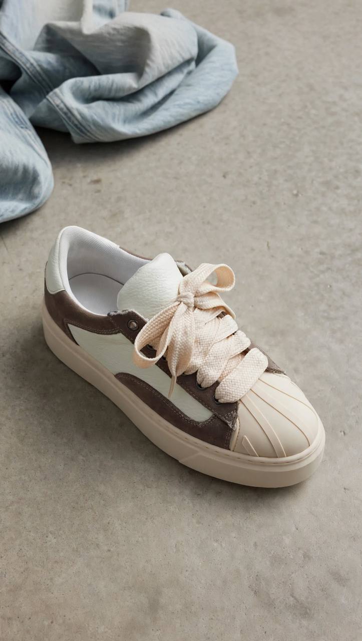 SNEAKERS GRAVITY CAMOSCIO AVORIO
