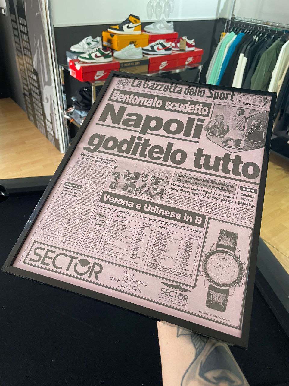 NAPOLI GODITELO TUTTO SCUDETTO 90