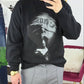 MAGLIONE STAMPA COW NERO