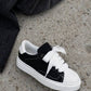 SNEAKERS GRAVITY NABUK BIANCO E NERO