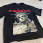 T-SHIRT NO PEACE NERA